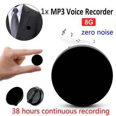 38 Hrs Mini Spy Voice Activated Recorder Digital Audio Magnetic 32GB MP3 Player • $23.59