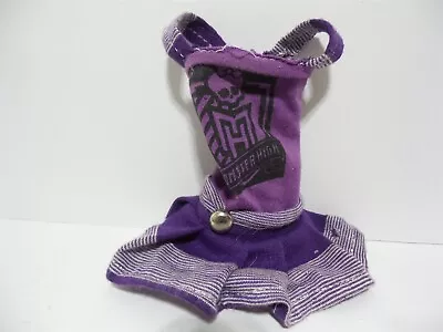 Vintage Monster High Clawdeen Wold Dress Mh Logo Purple For Large Doll • $0.99