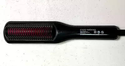 Enzo Milano SX ENZOCOOL Screen Profesional Hot Comb Brush Dual Heat 40W 120-240V • $59.99