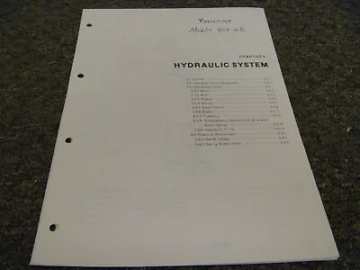 Yanmar B17-2B Excavator Hydraulic Schematic Diagram Manual • $104.30