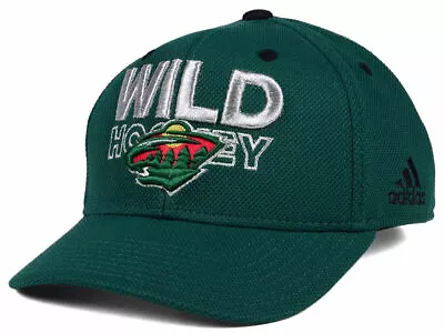 Minnesota Wild Adidas 721VZ NHL 100th Celebration Hockey Adjustable Cap Hat • $21.95