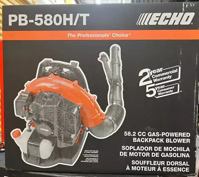 ECHO 58.2cc Gas-Powered Backpack Blower PB-580T BRAND NEW • $499