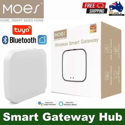 MOES Wireless Tuya Bluetooth MESH (SIG) Smart Gateway Hub WiFi Alexa Google • $26.95