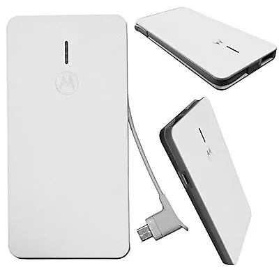 Motorola P4000 Micro-USB Universal Portable Phone Battery Power Pack WHITE NEW • $10.40