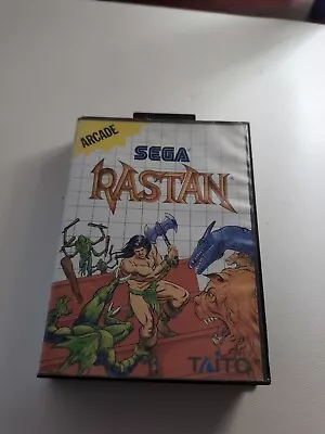 Rastan Sega Master System RARE TESTED Cartridge And Box FREE SHIPPING • $39.99