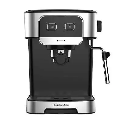 $119 • Buy Barista Mate Espresso Coffee Machine W/ 20-Bar Pressure Italian Pump/ Steam Wand