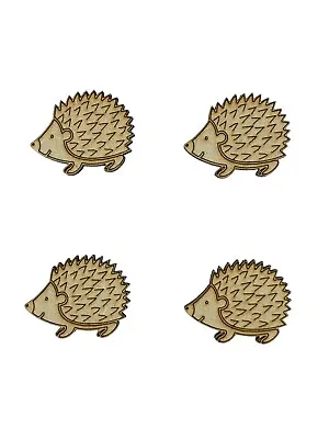 16x Hedgehog With Detail 3cm Wood Craft Embelishments Laser Cut Shape MDF • £3.15