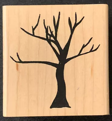 A Muse ArtStamps Bare Winter Tree Rubber Stamp • $3.99