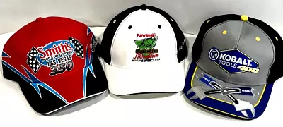 Vintage Nascar & Superbike Racing Hats (3-Pack) • $24.99