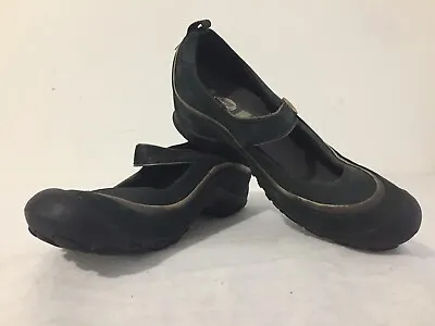 MERRELL Ortholite Plaza Emme Mary Janes Shoes Charcoal Black Women's Size 8 • $19.99
