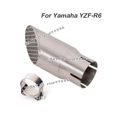 For Yamaha YZF-R6 R6 2006~2023 Exhaust Muffler Pipe Short Silencer Tail Escape • $48