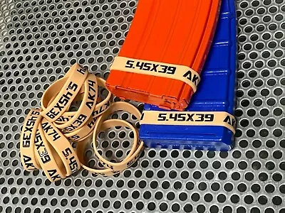 10 Pack 5.45x39 Magazine ID Bands. 6 Pack 5.45x39 Bands. FREE SHIPPING • $16.99