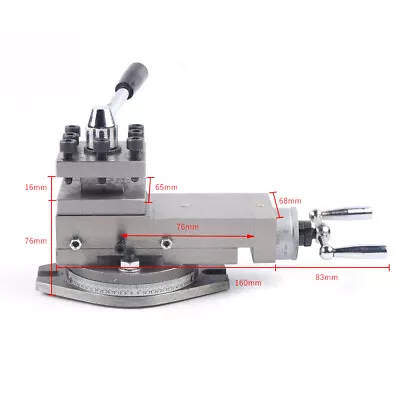 80mm Universal AT300 Lathe Tool Post Assembly Metal Lathe Machine Tool Holder  • $116.85