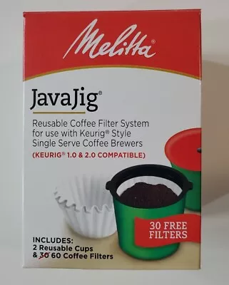 Melitta 63228 JavaJig Starter Kit (Single-Pack) Single Serve Machine Coffee • $7.30