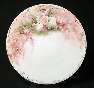 George Leykauf Attributed T&v Limoges Hand Painted Plate Shells Gold Filagree • $125