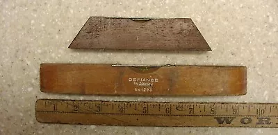 Vintage Stanley Defiance 12903 Wood Body 9  Torpedo Level& BONUS Palco 6-1/16  • $7.29