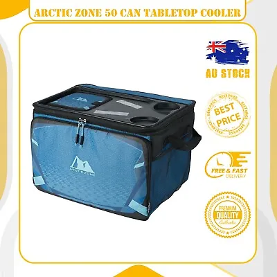 50 X Can Table Top Cooler Esky Bag Food Drinks Storage Cooler Travel Camping AUS • $43.99