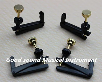 4PCs Of VIOLA Fine Tuners Black And Gold Color • $7.50