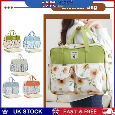 Pregnant Crossbody Pouch Waterproof Print Mommy Bag Large Capacity Overnight Bag • £16.70