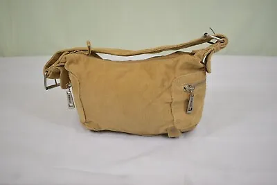 Payless Minicci Corduroy Shoulder Bag Purse Brown Tan Vintage • $27.95