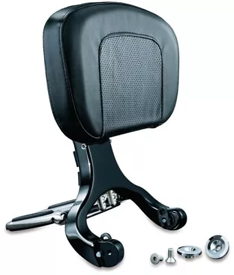 Kuryakyn Multi Purpose Driver Passenger Backrest Adjustable Black Luggage 1661 • $443.64