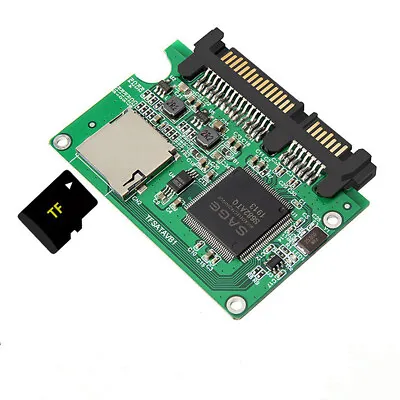 Micro SD TF Card To 22pin SATA Adapter Card 2.5in HDD Enclosure TF Cards To SATA • $14.90