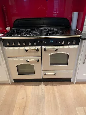 Rangemaster Range Cooker Classic 110 Gas Cream/Brass • £500