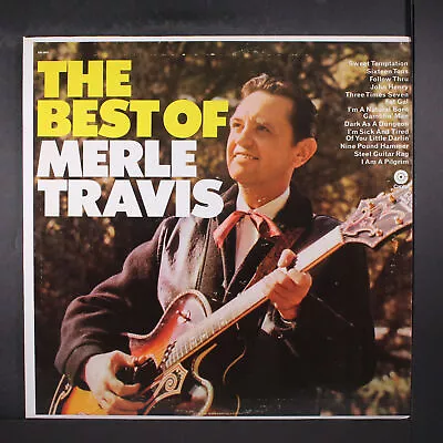 MERLE TRAVIS: Best Of CAPITOL 12  LP 33 RPM • $10