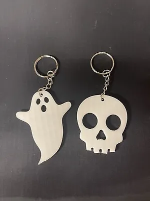 £2.50 • Buy Halloween Ghost And Skull Key Chain