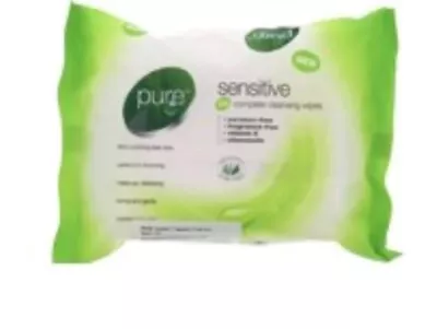 Pure Sensitive Wipes25 Packs Wipes Total) - Natural Wet Wipes For Sen • £4.99