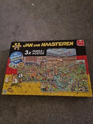 Jan Van Haasteren 3 Jigsaw Puzzles  1 X1000  1 X 750   1 X 500  • £5