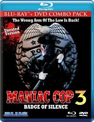 Maniac Cop 3: Badge Of Silence [New Blu-ray] With DVD Ac-3/Dolby Digital Dig • $20.35