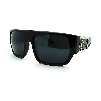 Skater Square Futuristic Rectangular Warp Thick Plastic Shades Sunglasses • $12.90