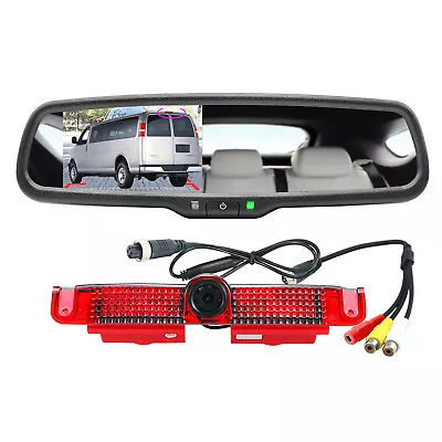 4.3'' Mirror Monitor Reversing Backup HD Camera For Chevy Express Van GMC Savana • $108.80