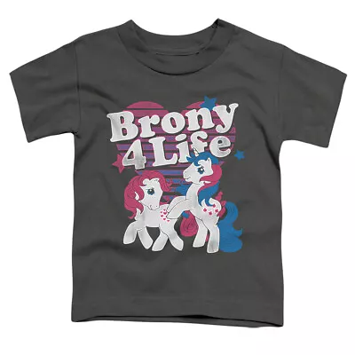 My Little Pony Toddler T-Shirt Brony 4 Life Charcoal Tee • $17.90