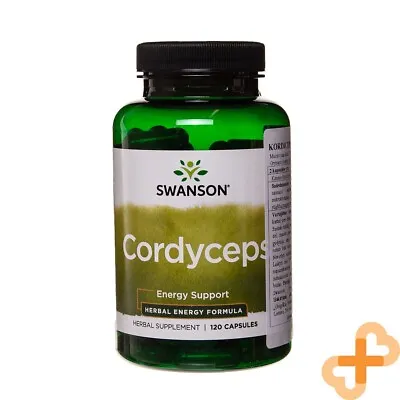 SWANSON Cordyceps Sinensis 600mg 120 Capsules Herbal Energy Support • £23.35