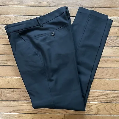 Helmut Lang Mens Black Dress Pants Light Wool 32x30 • $45.95