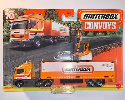 Matchbox Convoy MBX Cabover & Box Trailer W Power Lift • $19.99