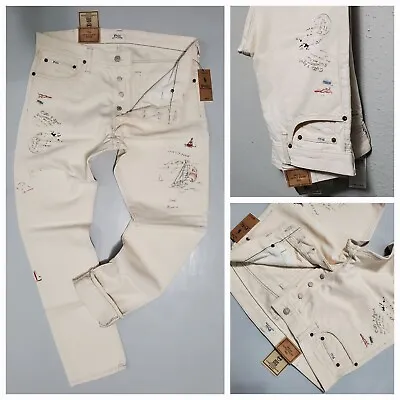 Polo Ralph Lauren Sullivan Sailing Yatch Cp93 Mens Slim Fit Buttonfly Jeans:new • $160