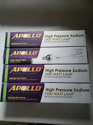 Lot Of 4 Apollo Horticulture GLBMH1000 1000 – Watt Metal MH Grow Light Bulb • $59.99