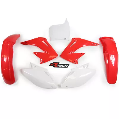 Racetech  Mx Honda CR 125 250 2002 2003 Motocross Red White OEM Plastics Kit • $209.95