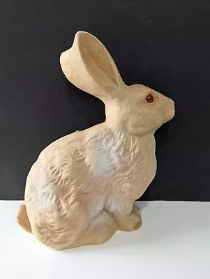 Vintage F.N. BURT CO LTD Paper Mache Pulp Easter Bunny Rabbit  Buffalo NY 9    • $64.95
