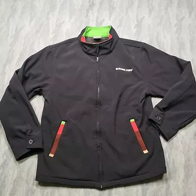 Burger King Jacket Mens Small Black Full Zip Employee Manager  • $27.99