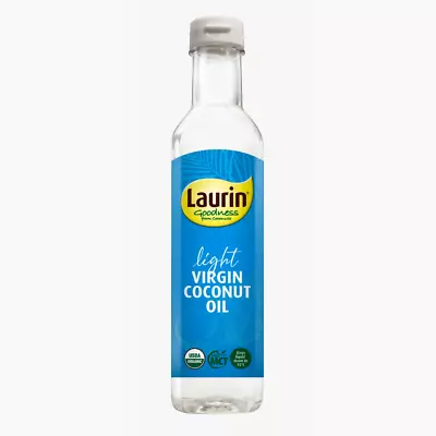 Light Virgin Coconut Oil | 500ml | Laurin | USDA Organic Coconuts • £8