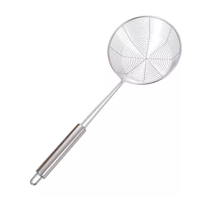 Stainless Steel Skimmer Spoon Ladle With Fine Mesh Strainer For Hot Pot Soup Oil • £10.69