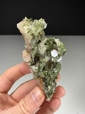 New Find! Quartz With Epidote From HakkÂri Province Turkey • $45