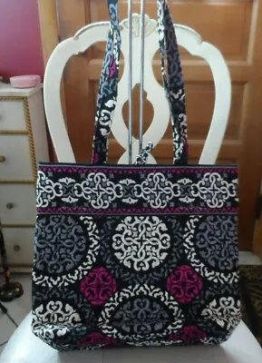 Vera Bradley Toggle Tote In Canterberry Magenta • $29.95