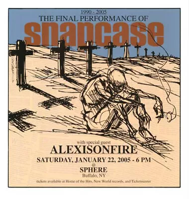 Derek Hess Snapcase Alexisonfire Silkscreen Poster - Signed Numbered Silkscreen • $99.99