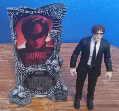 Custom Movie Maniacs Robert Pattinson As Bruce Wayne In The Batman 7 Inch Figure • $9.99