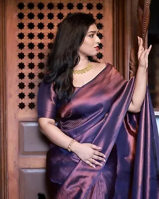Pakistan Wedding Designer I Bollywood Party Wear Saree Blouse New Sari Indian • $38.24